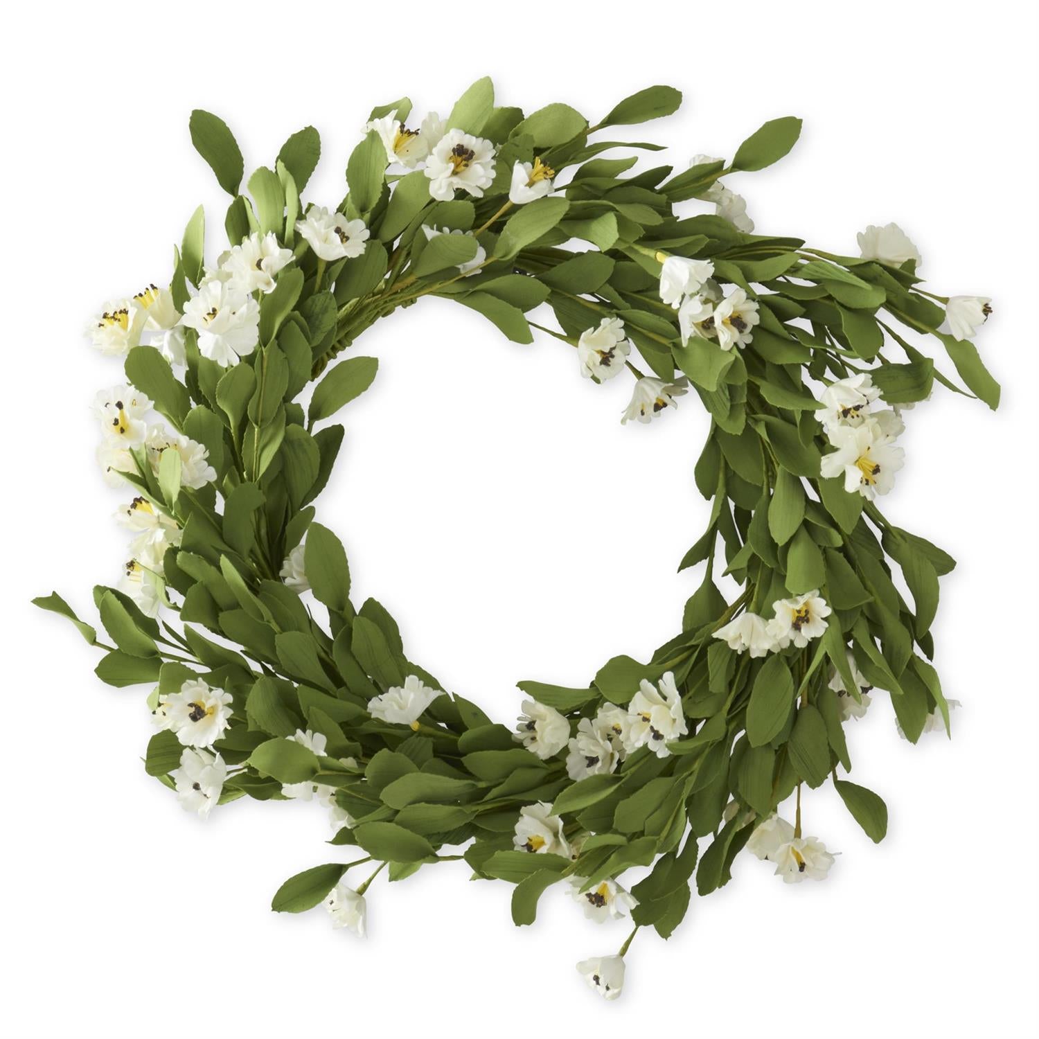 22 Inch Cream Dianthus Wreath - Magnolia Lane co. Home + Garden + Gift