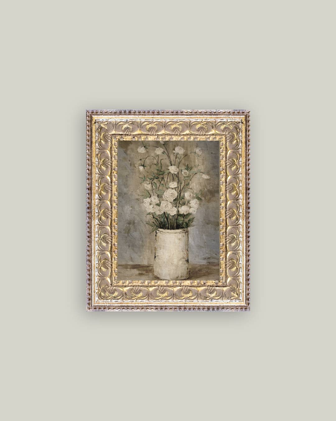 Long Stem Roses Framed Antique Art - Magnolia Lane co. Home + Garden + Gift