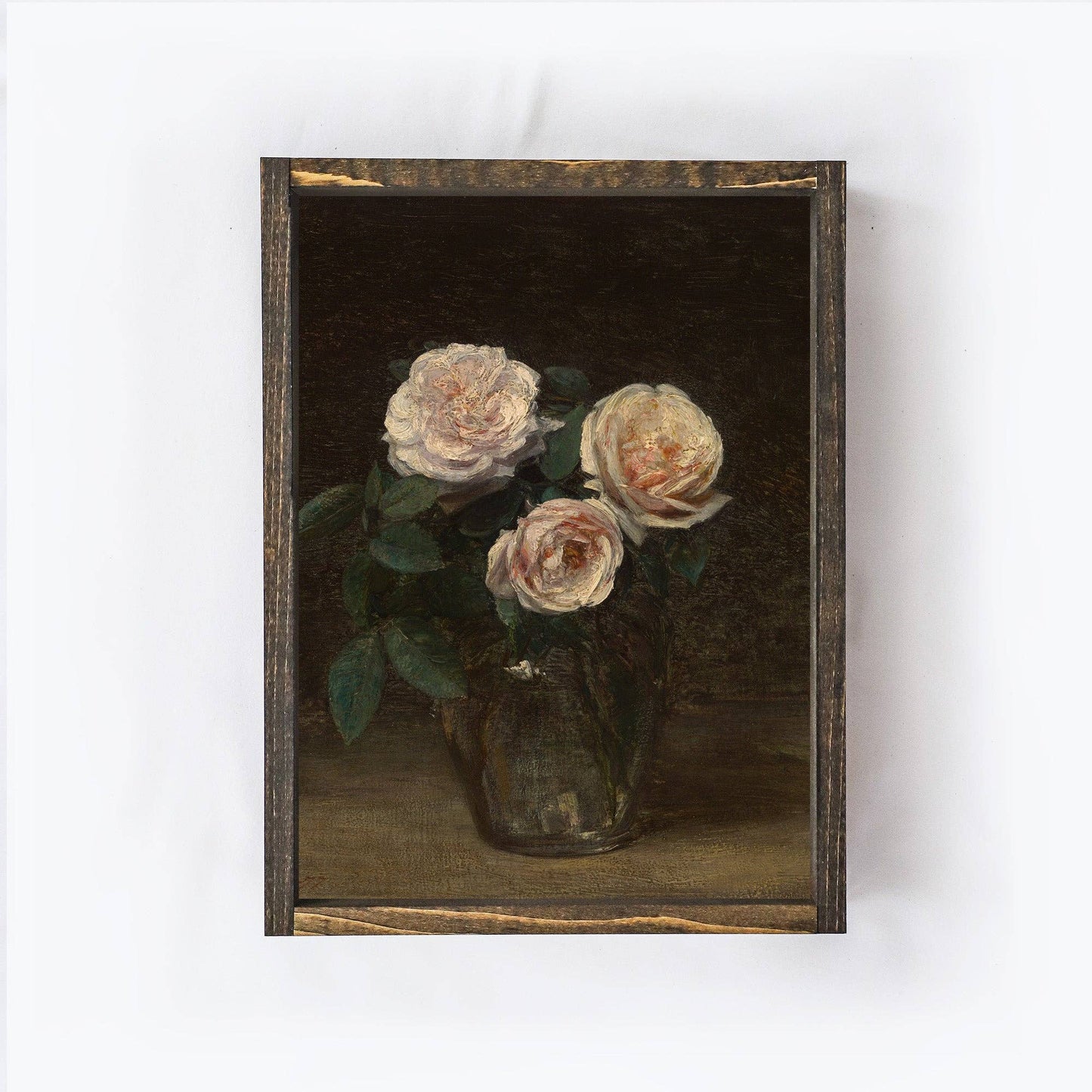 Vintage Print Framed | Still Life With Roses A41