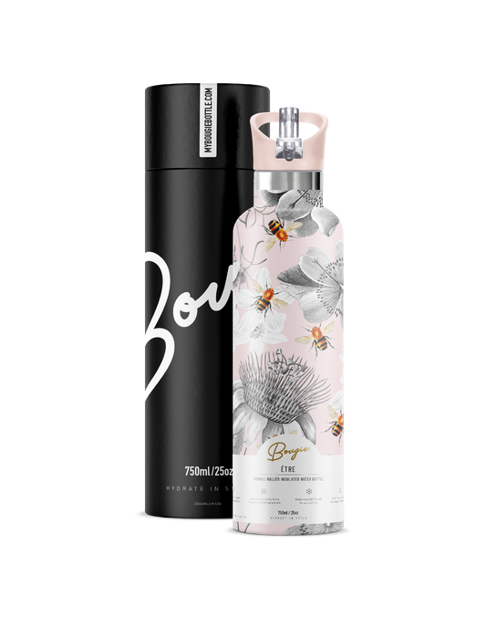 Etre | Bee Floral Insulated Water Bottle 25 oz