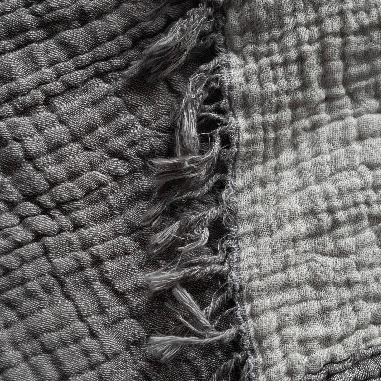 Malvasia Reversible Muslin Gauze Bedspread Blanket Cover W01 - Magnolia Lane co. Home + Garden + Gift