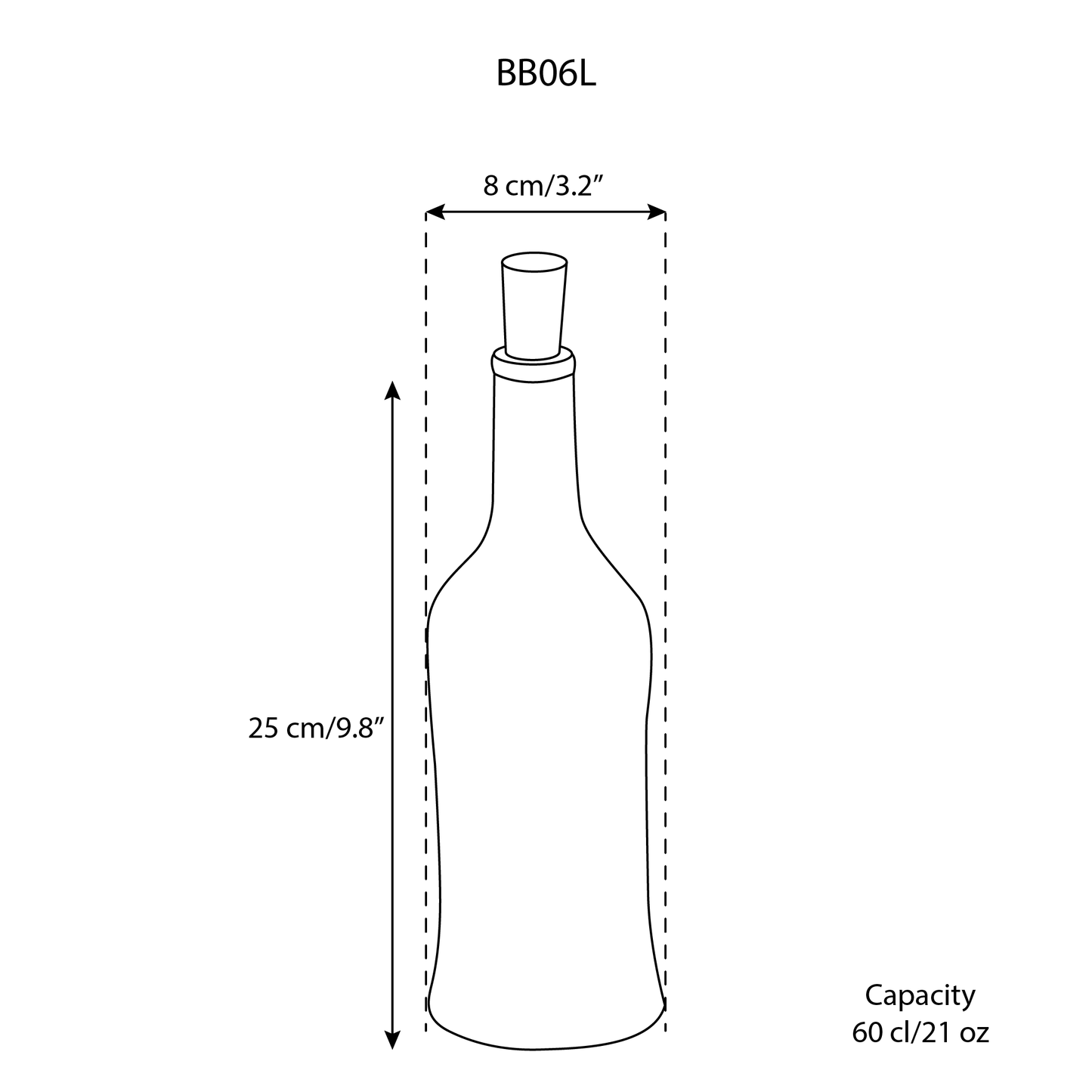 Handmade Stoneware Olive Oil Dispenser | Brutto 21 oz - Magnolia Lane co. Home + Garden + Gift