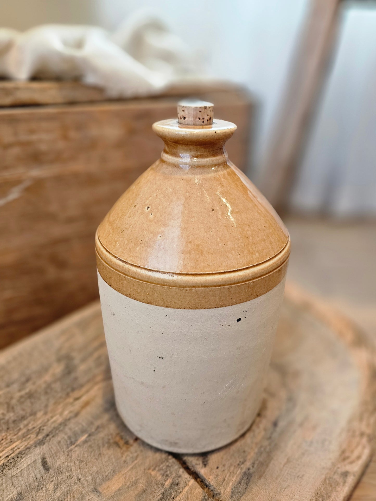Medium Mustard Stoneware Jug