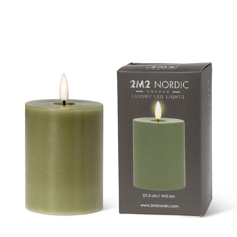 Luxlite Flameless Candles| Green