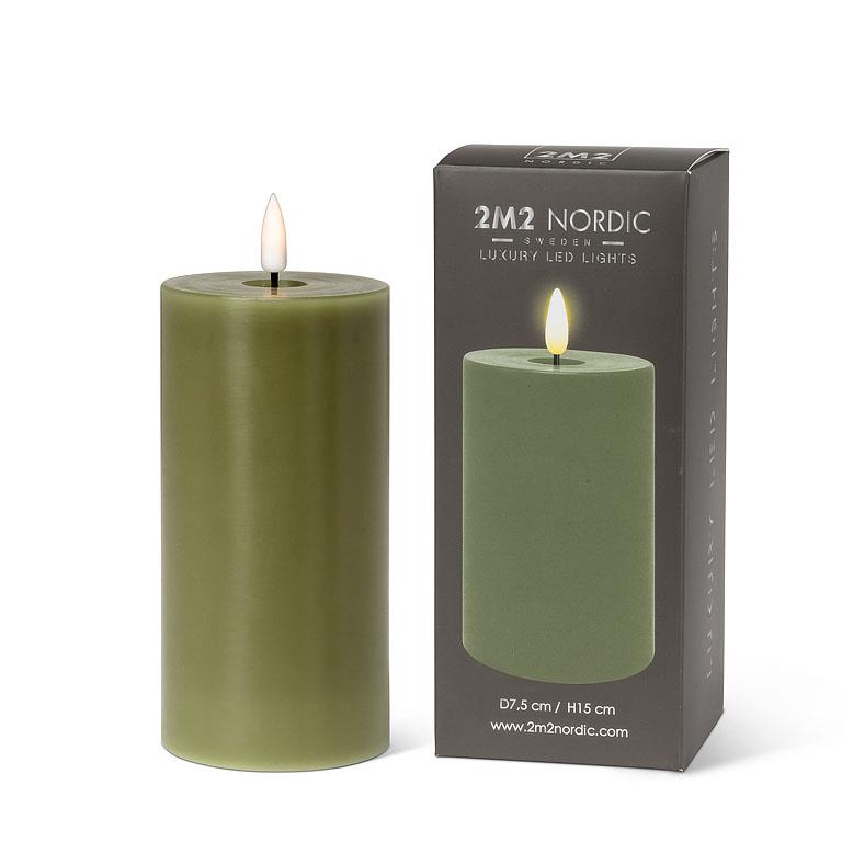 Luxlite Flameless Candles| Green