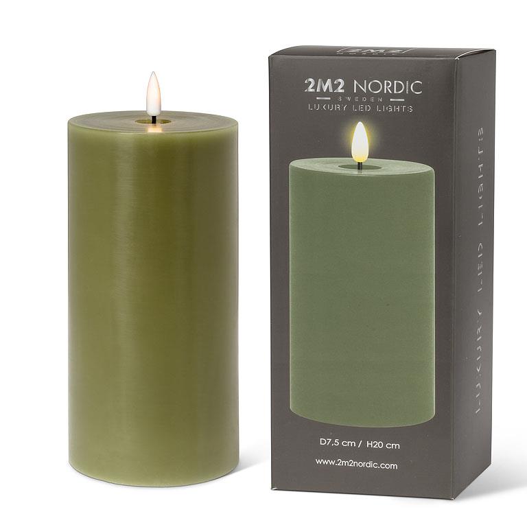 Luxlite Flameless Candles| Green