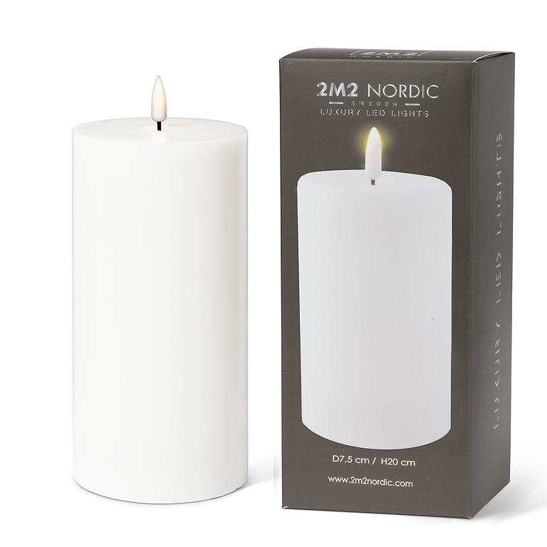 Luxlite Flameless Candles| White
