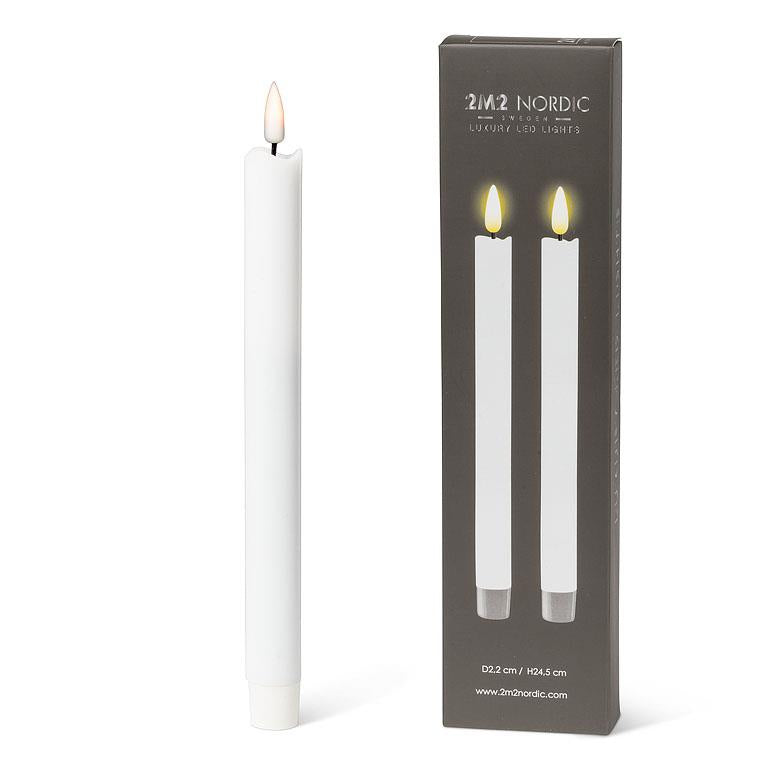 Luxlite Flameless Candles| White