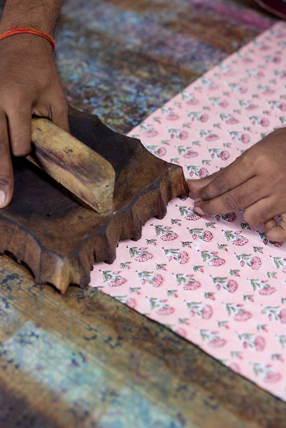 Block Printed Gift Bags (Small) - Blush Refresh - Magnolia Lane co. Home + Garden + Gift
