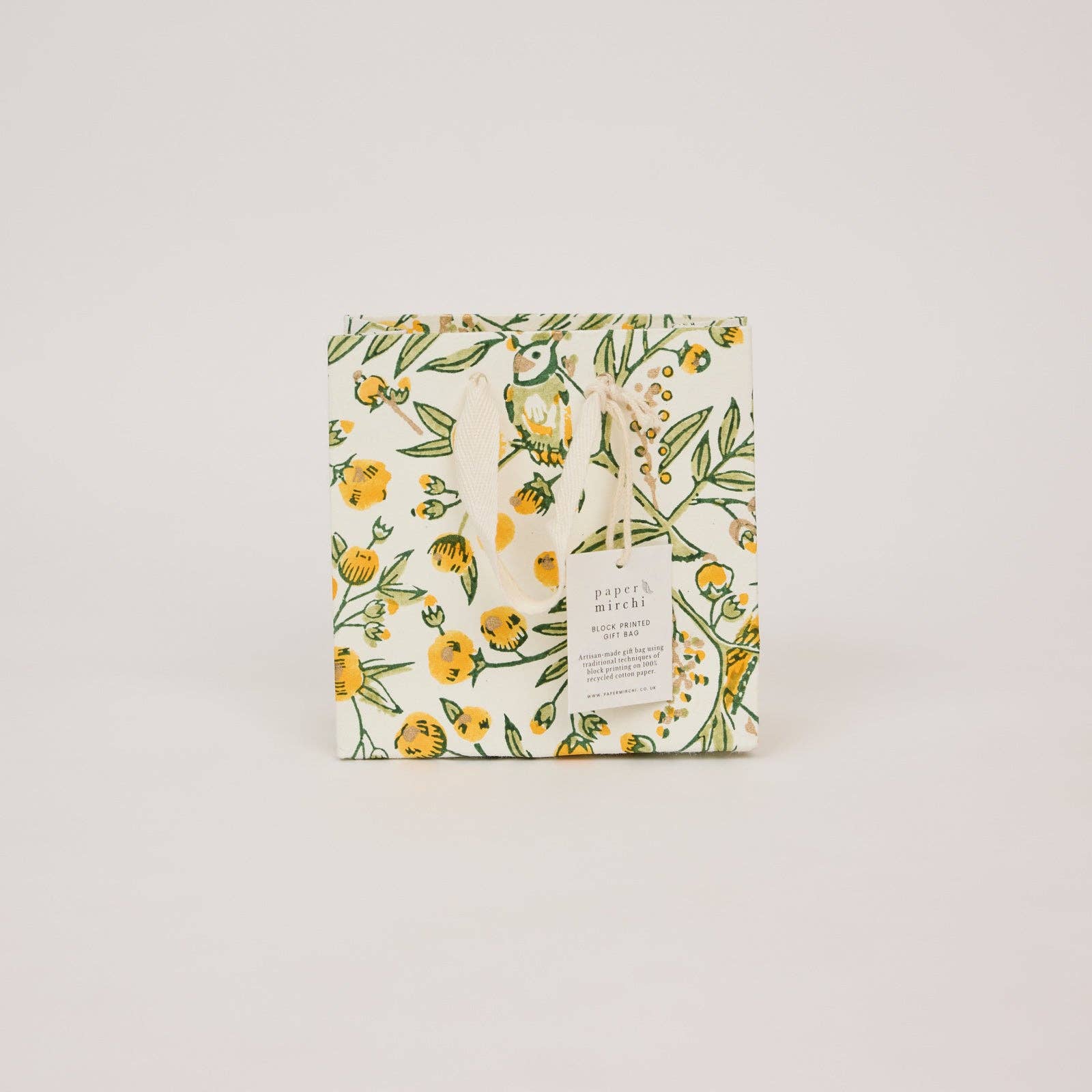 Block Printed Gift Bags (Small) - Sunshine Refresh - Magnolia Lane co. Home + Garden + Gift