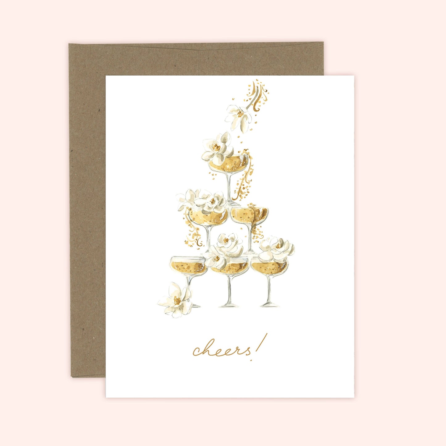 Champagne Cheers Card