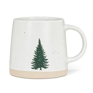 Wide Base Mug w/Single Tree-3.5"H(14oz)