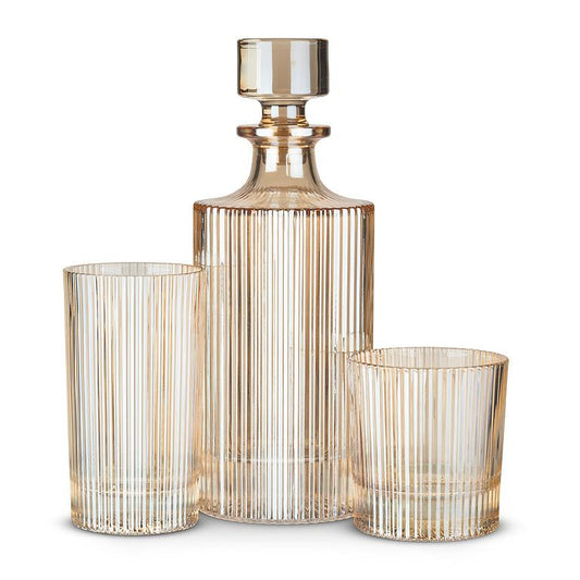 Vertical Optic Decanter - Amber