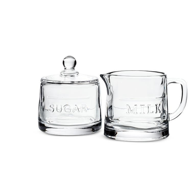 Classic Text Sugar Pot with Lid