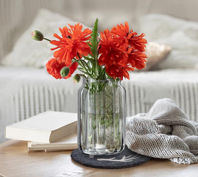 Large Wide Optic Jar Vase