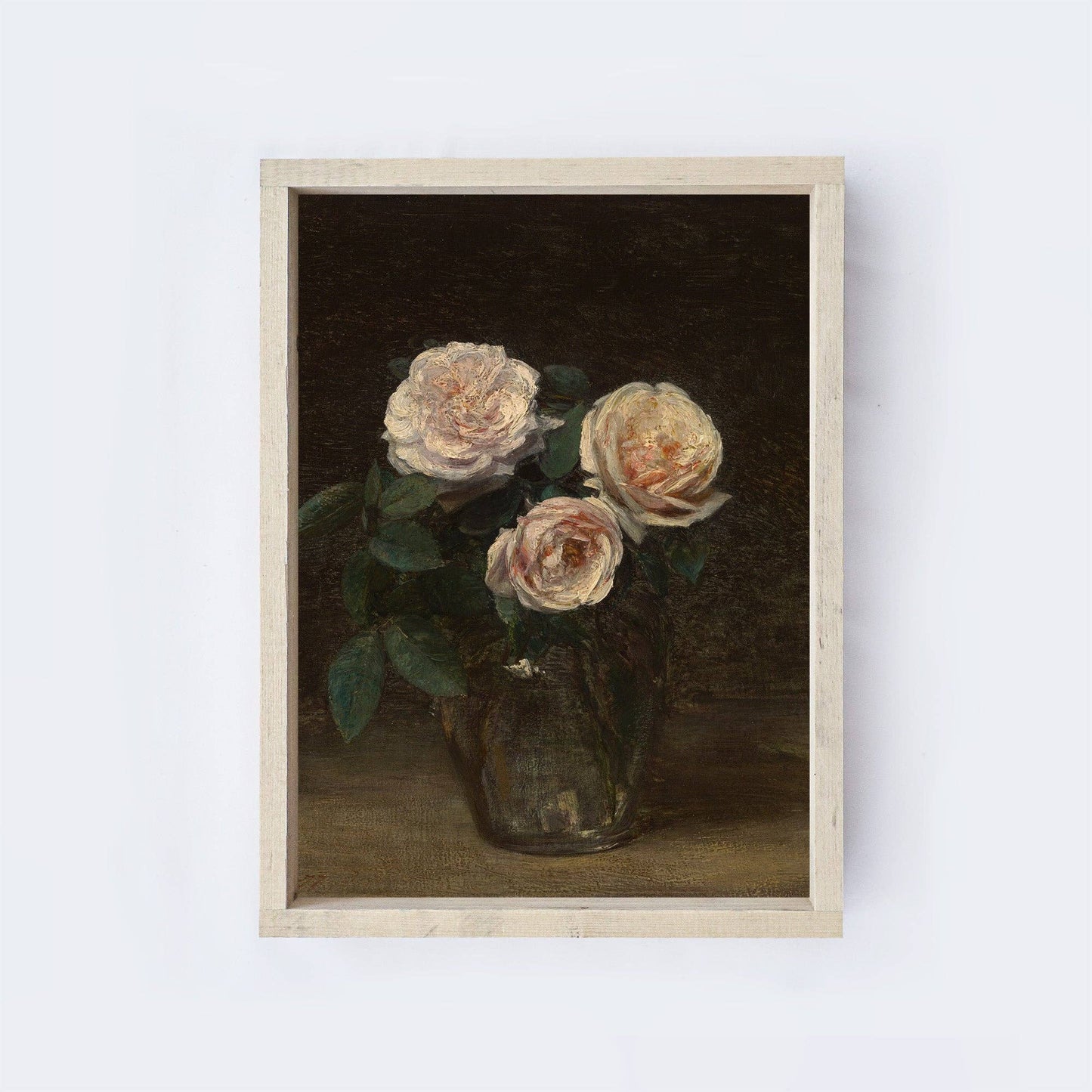 Vintage Print Framed | Still Life With Roses A41