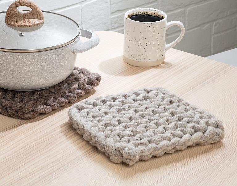 Chunky Knitted Trivet