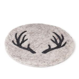 Stag Horn Trivet 8"D | Two Colours