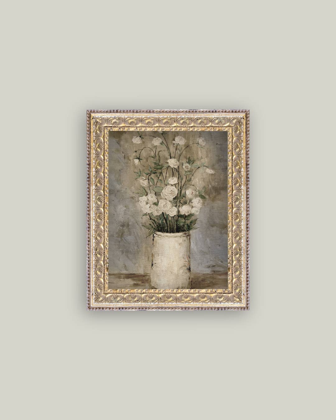 Long Stem Roses Framed Antique Art - Magnolia Lane co. Home + Garden + Gift