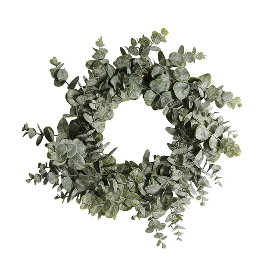 24" Eucalyptus Wreath Sage Green