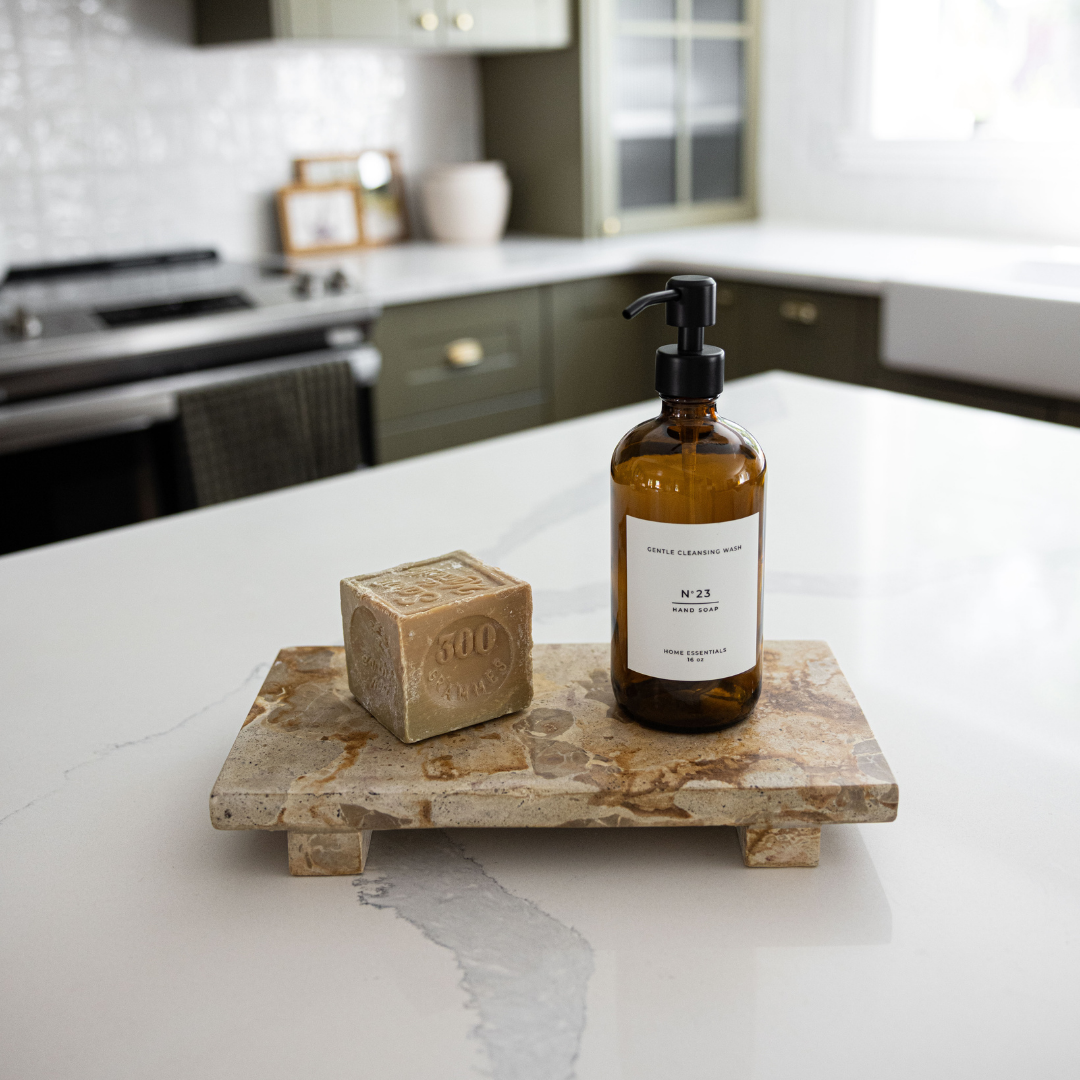 Chocolate Marble Trivet Riser - Magnolia Lane co. Home + Garden + Gift