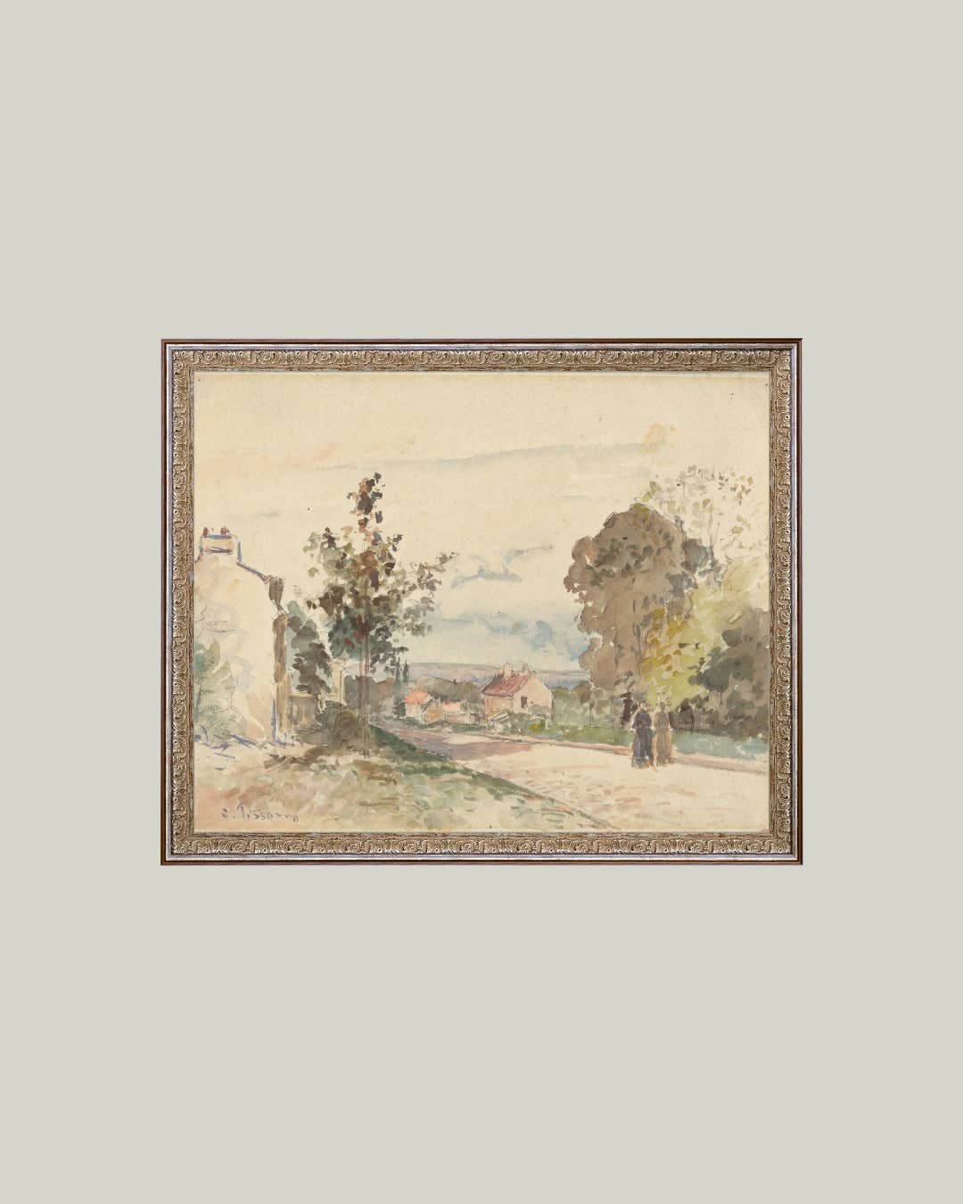 The Road From Versailles Framed Antique Art - Magnolia Lane co. Home + Garden + Gift