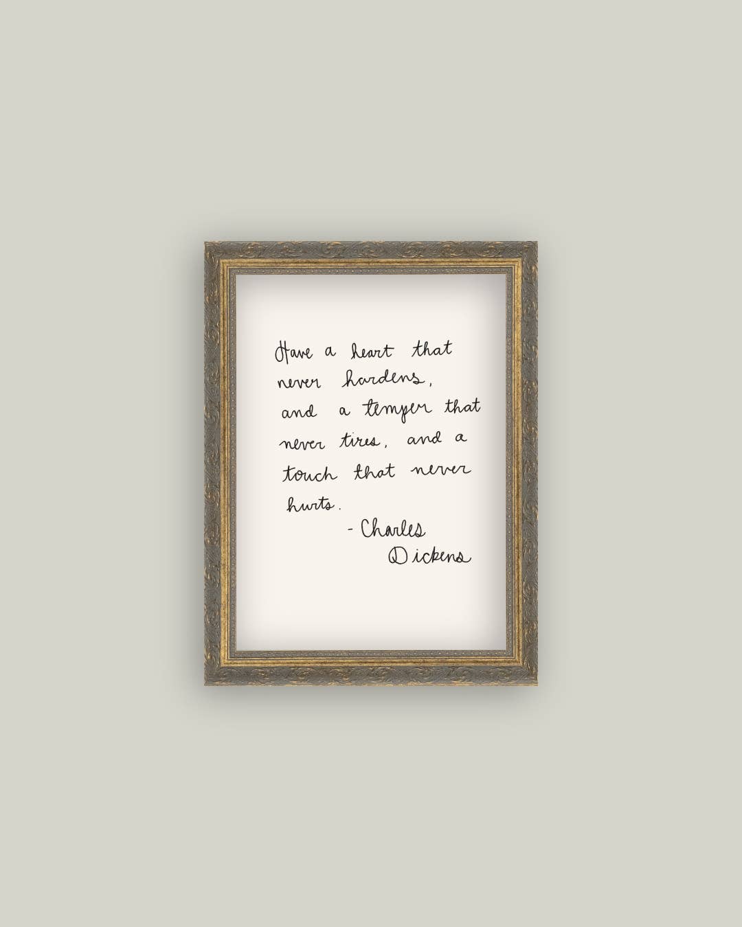 Have A Heart Framed Antique Print - Magnolia Lane co. Home + Garden + Gift