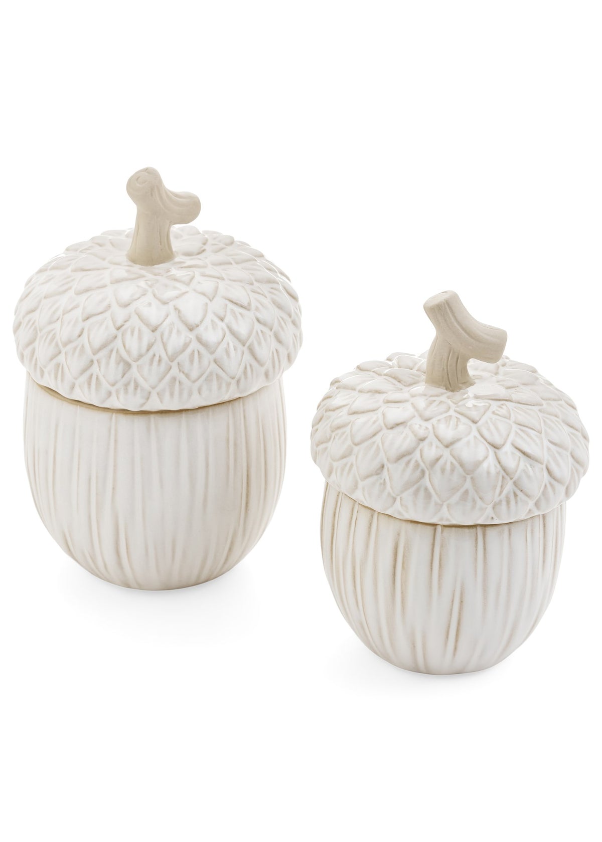 Off White Hazelnut Jar