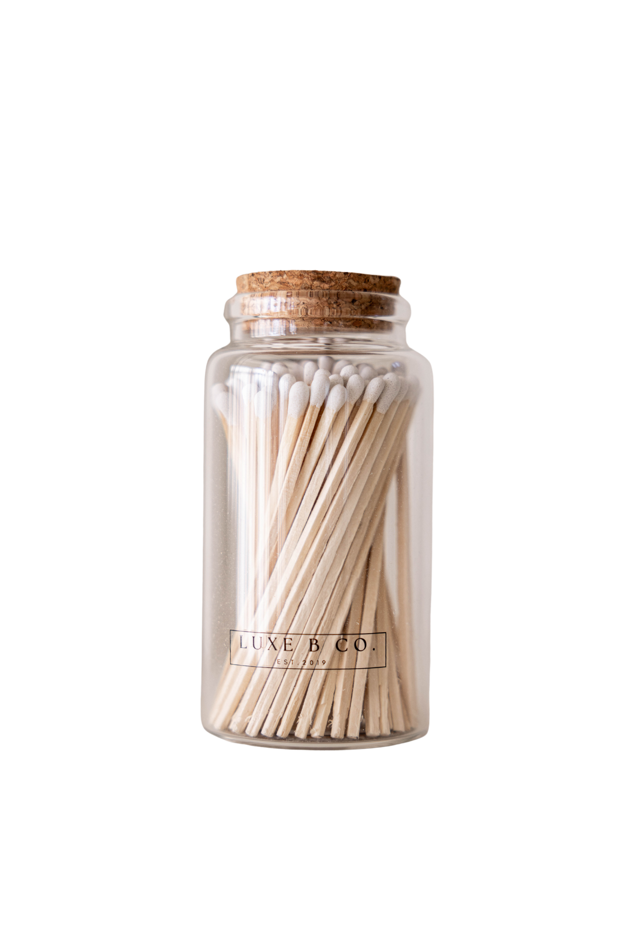 Luxe B Co. Glass Match Bottle