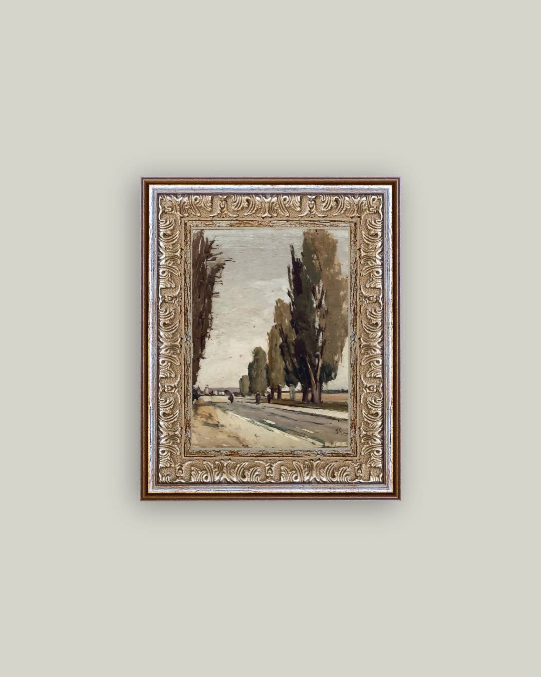 European Tree Lane Framed Antique Art - Magnolia Lane co. Home + Garden + Gift