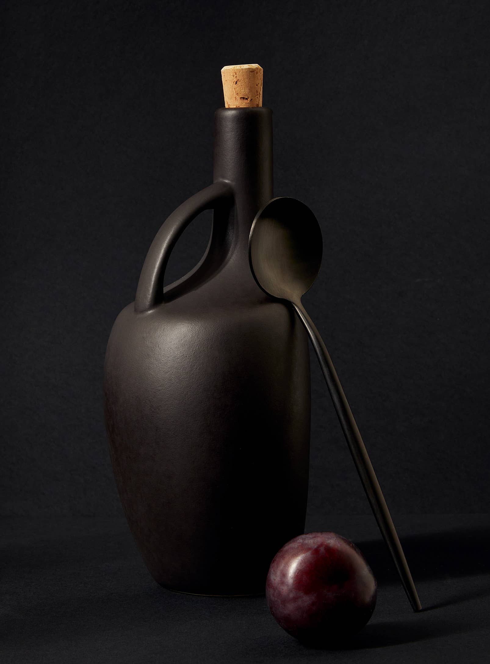 Handmade Stoneware Olive Oil Dispenser | Canard 34 oz - Magnolia Lane co. Home + Garden + Gift