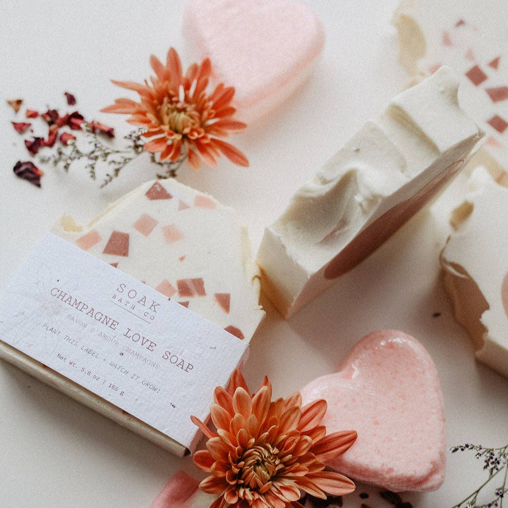 Champagne Love Soap Bar - Canadian Made - Magnolia Lane co. Home + Garden + Gift