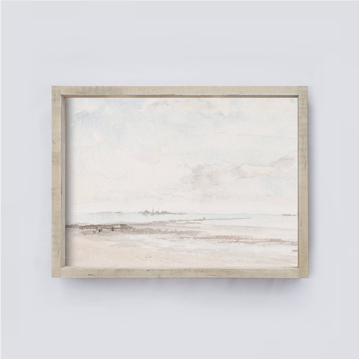 Vintage Art Print | Coastal Wall Art Seascape Painting A119