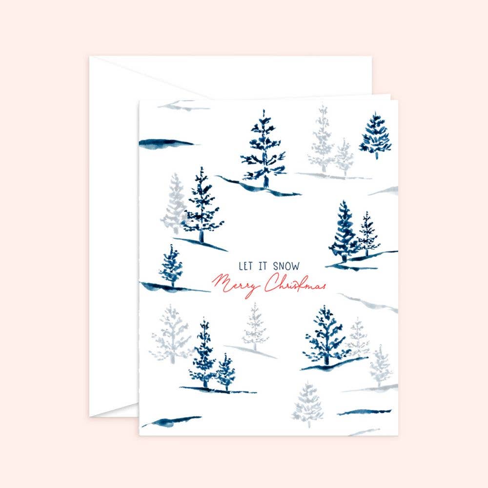 Let it Snow Christmas Card