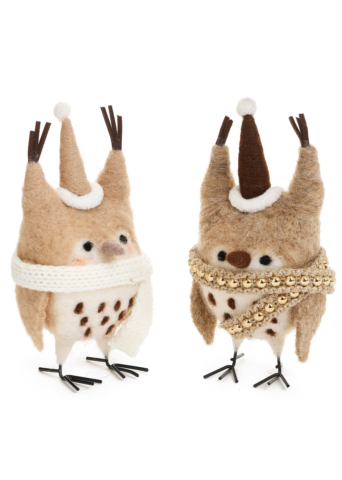 DECO BIRD WOOL/POLYESTER | Two Types