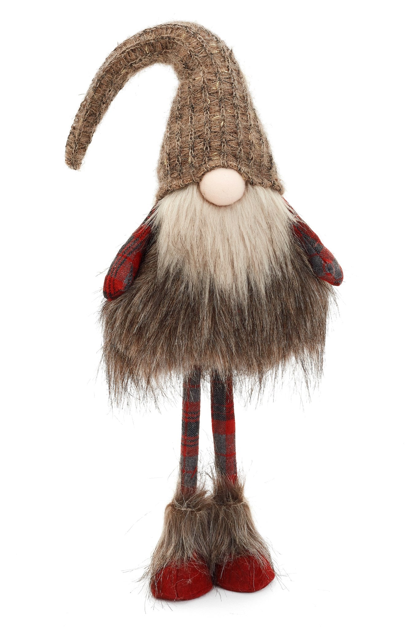 XMS SANTA STANDING BR/RD 8X27