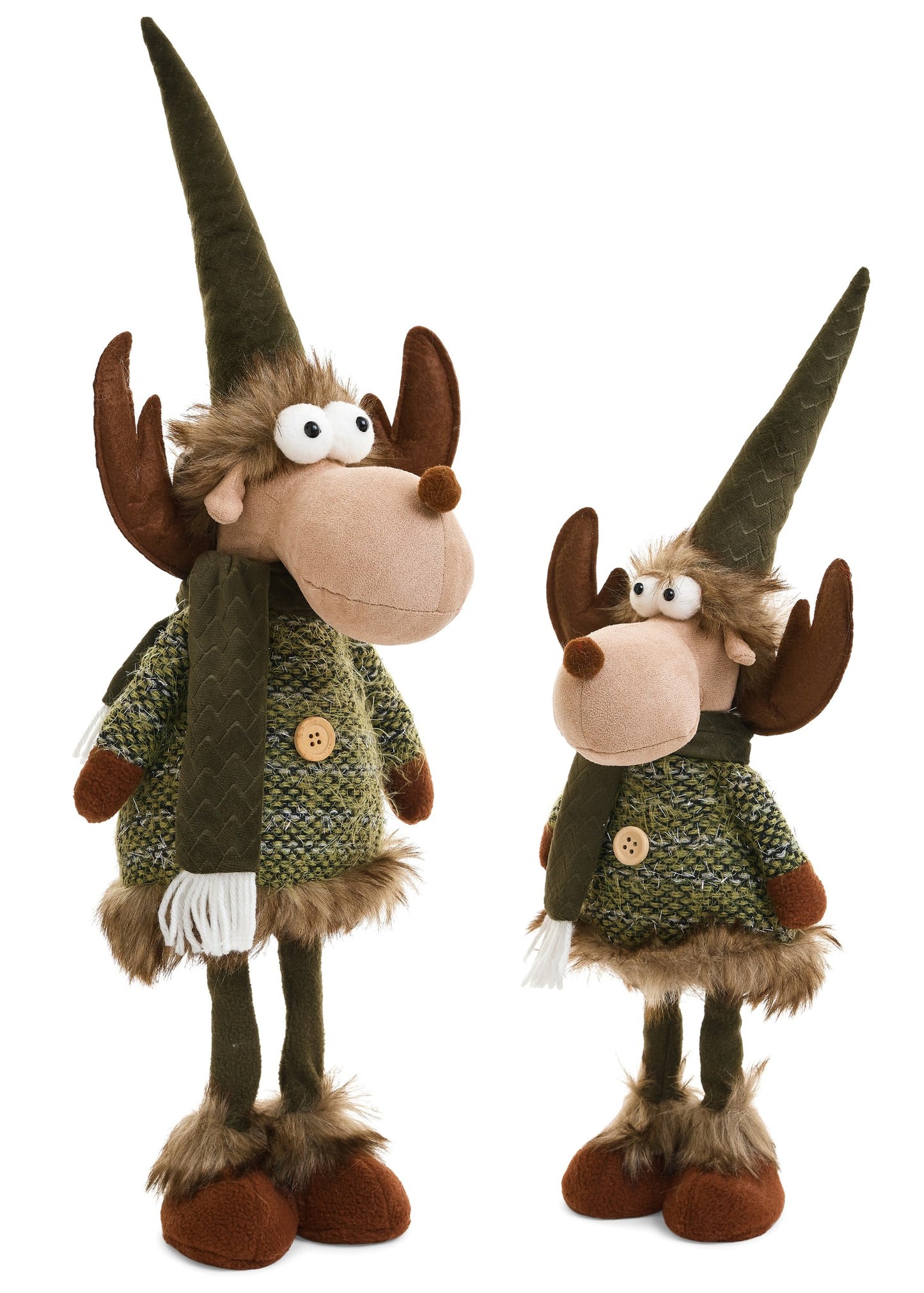 DECO DEER POLYESTER GREEN/BROWN | Two Sizes