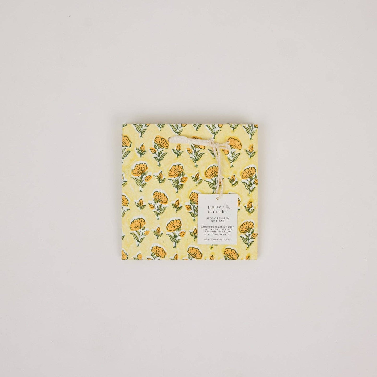 Block Printed Gift Bags (Small) - Sunshine Refresh - Magnolia Lane co. Home + Garden + Gift