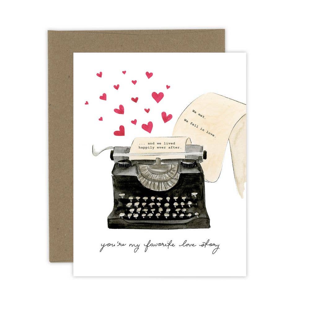 You're My Favorite Love Story -Anniversary Love card