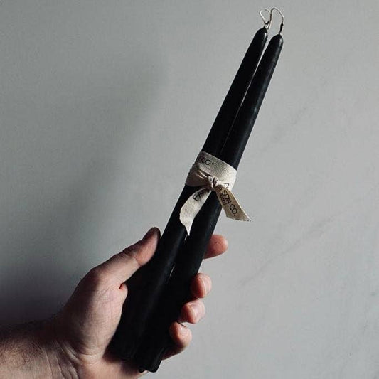 Farmer's Son Co. - Olive Taper Candles - Set of Two