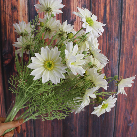 24.4" Artificial daisy flowers small rose,faux daisy blooms