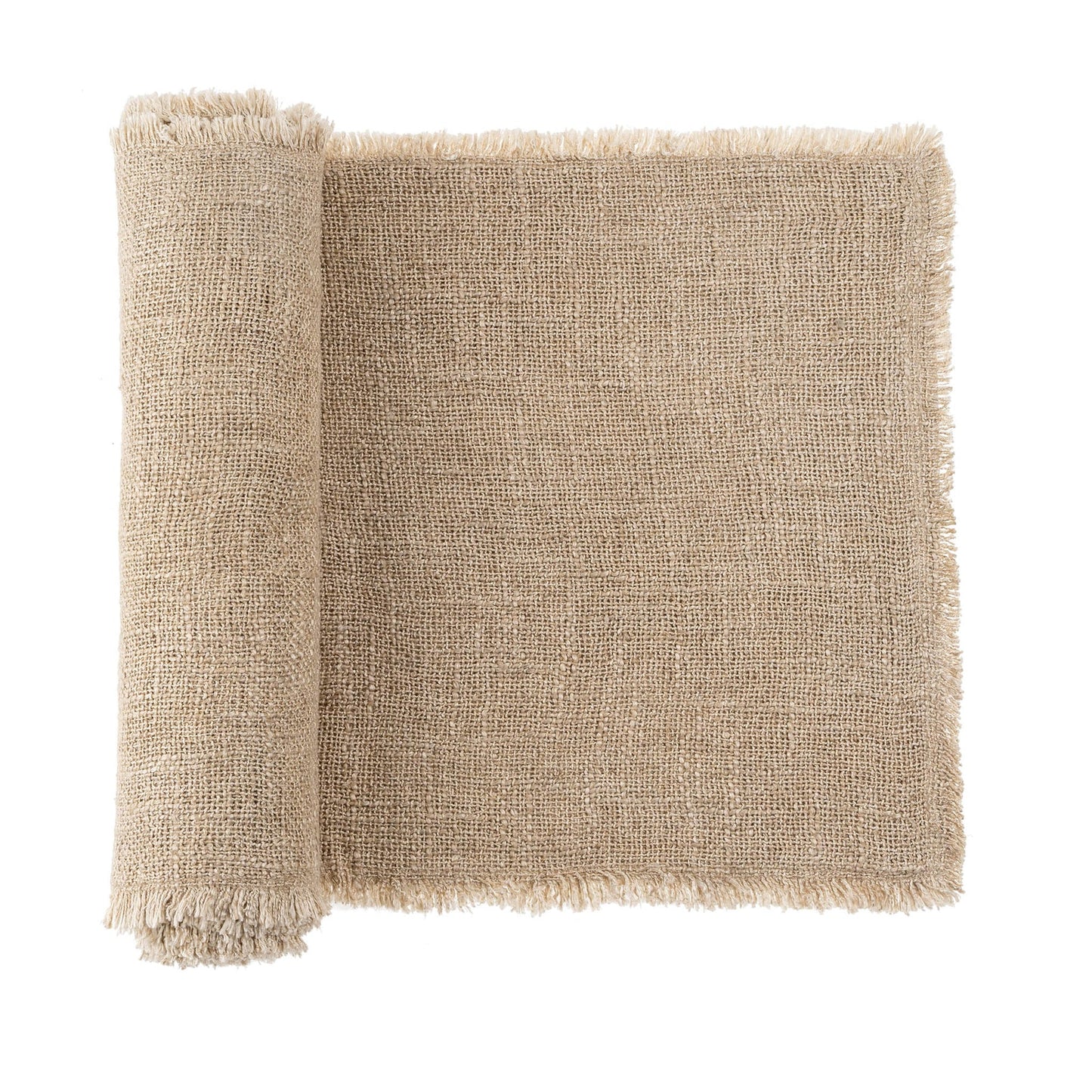 Culver Woven Table Runner, Linen - 14x108