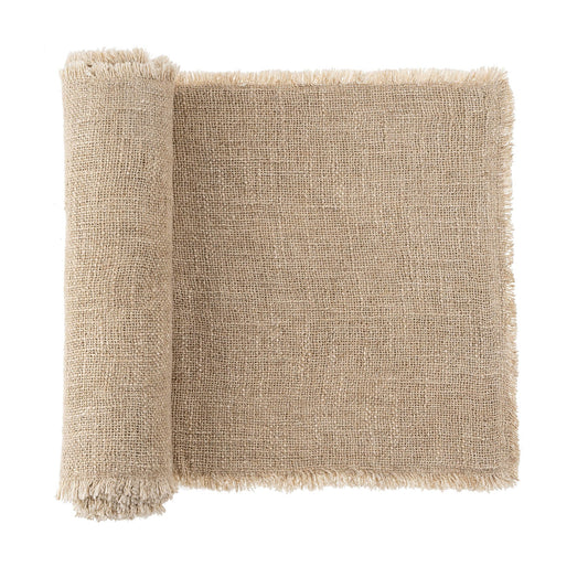 Culver Woven Table Runner, Linen - 14x108