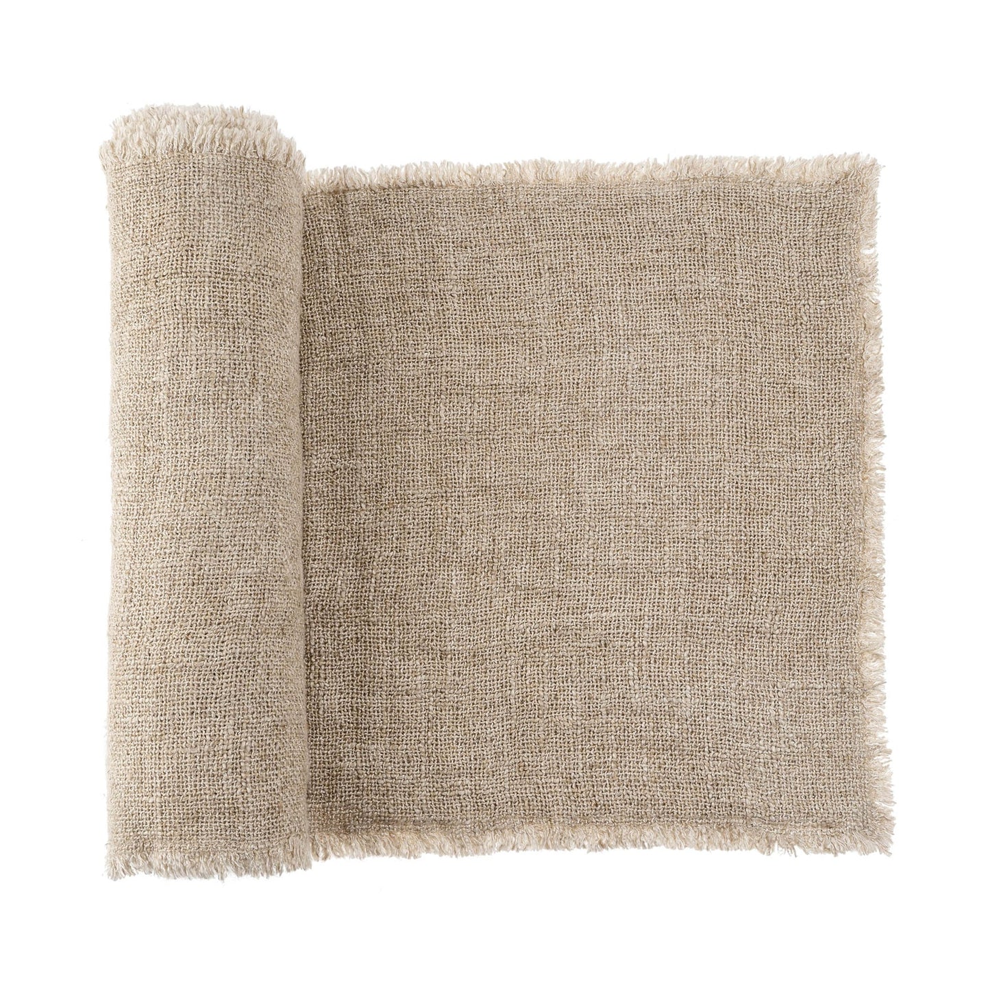 Culver Woven Table Runner, Oyster - 14x108