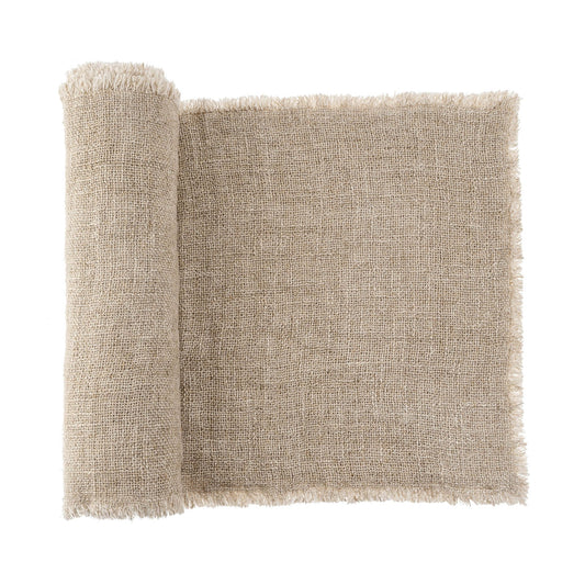 Culver Woven Table Runner, Oyster - 14x108