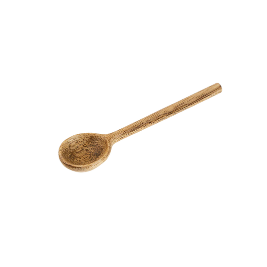 Round Wooden Salt Spoon