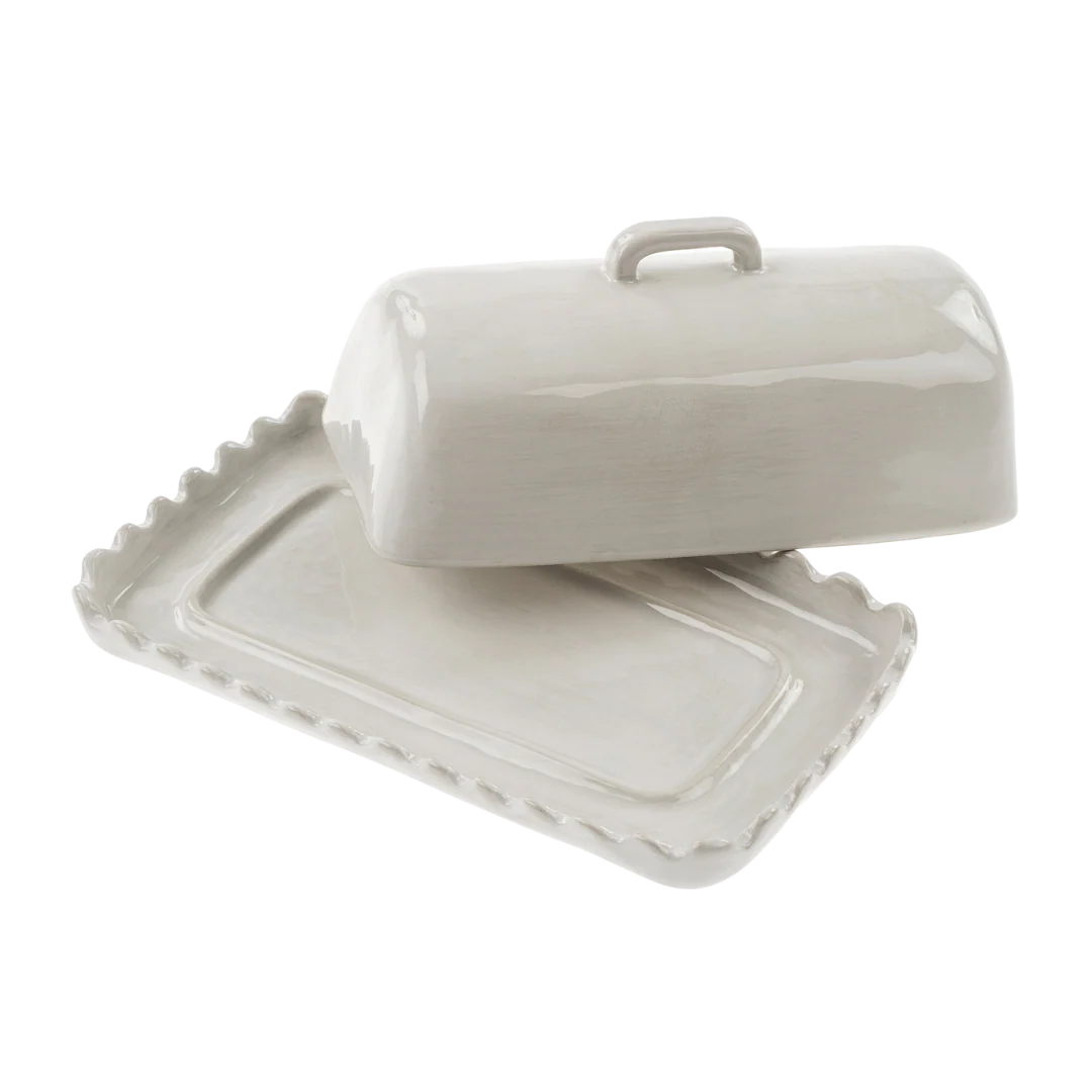 Scalloped Butter Dish