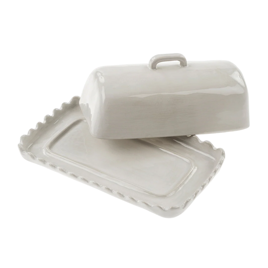 Scalloped Butter Dish