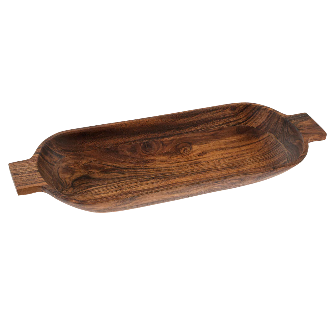 Acacia Handled Tray