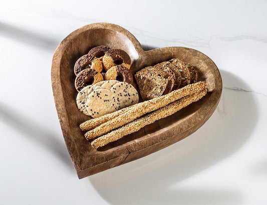 Heart Plate-11.5"L - Magnolia Lane co. Home + Garden + Gift
